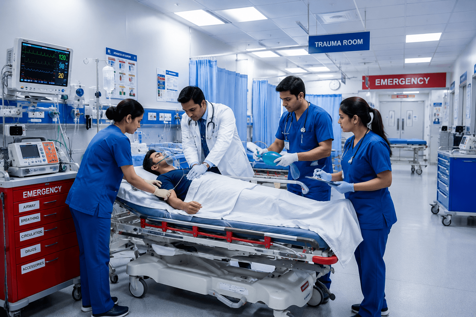Ojas Hospital Critical Care Department and specialists in Ahmedabad
