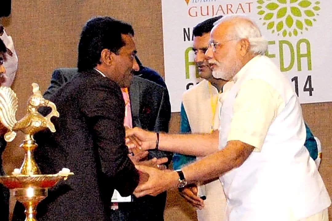 National Summit Greeting with Prime Minister Shri Narendrabhai Modi Sir