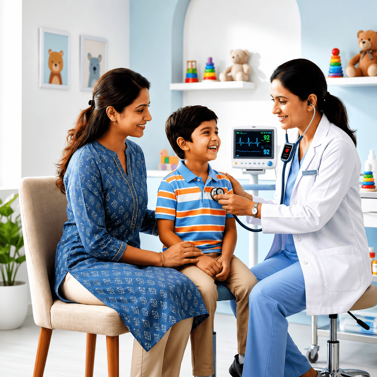 Ojas Hospital Pediatrics department and specialists in Ahmedabad
